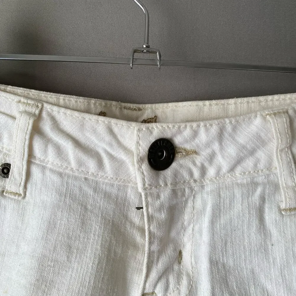 Wallflower‎ sz 3 white short shorts